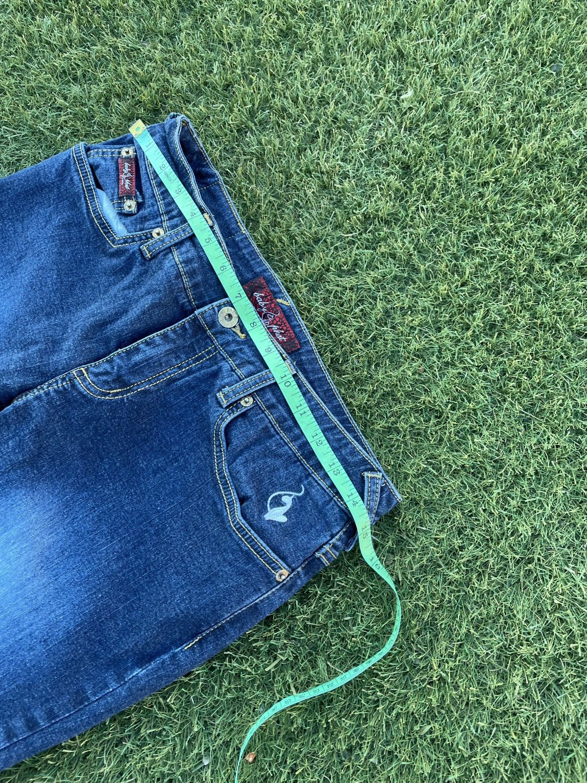 Other Vintage Y2K Baby Phat Women's Blue Jeans Size 9 Boot Cut Size 32" / US 10 / IT 46 - 4 Thumbnail