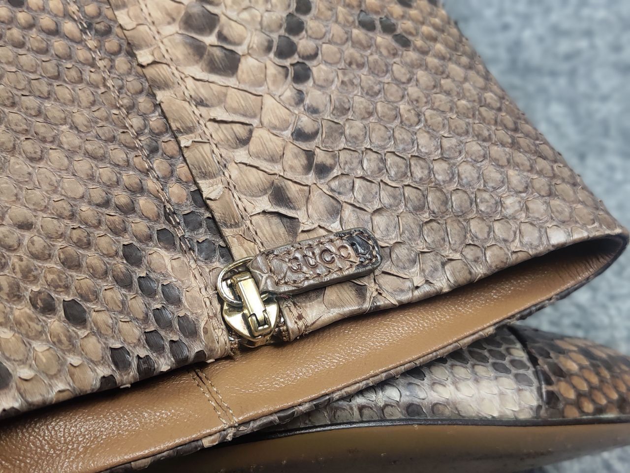 Gucci Gucci Authentic Python Snake Horsebit Knee Zip High Boots Size US 9.5 / IT 39.5 - 18 Thumbnail