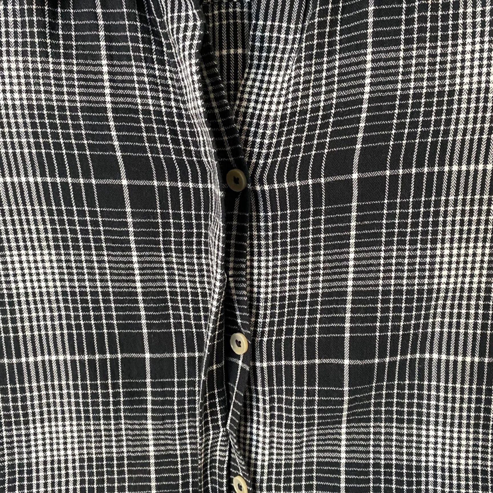 Vintage VINTAGE Foxcroft Plaid Tunic Button-Up Long Sleeve Women’s Size 14 Casual Workwear Black Size XL / US 12-14 / IT 48-50 - 7 Thumbnail