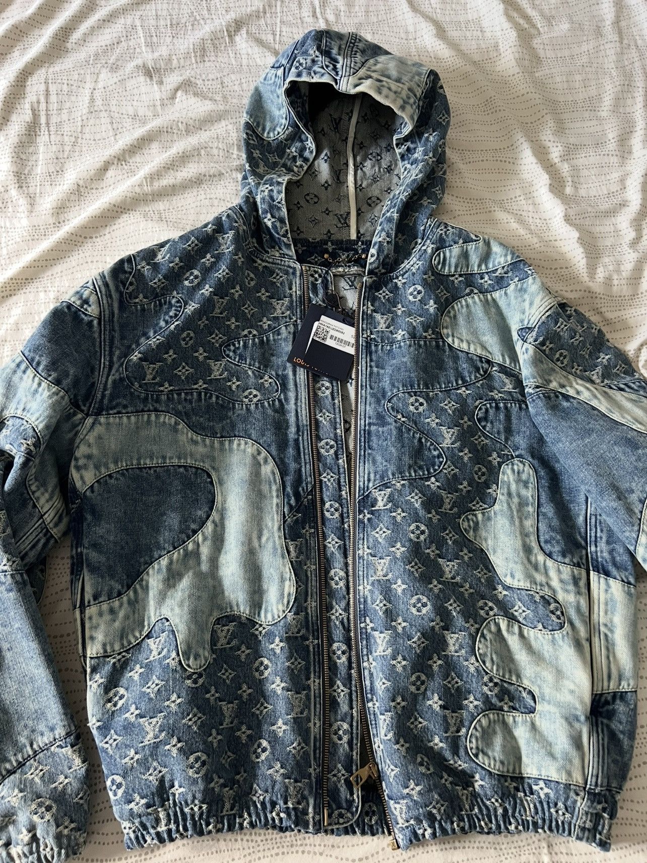 Louis Vuitton 22SS Louis Vuitton x NIGO Monogram Denim Jacket Size US L / EU 52-54 / 3 - 1 Thumbnail