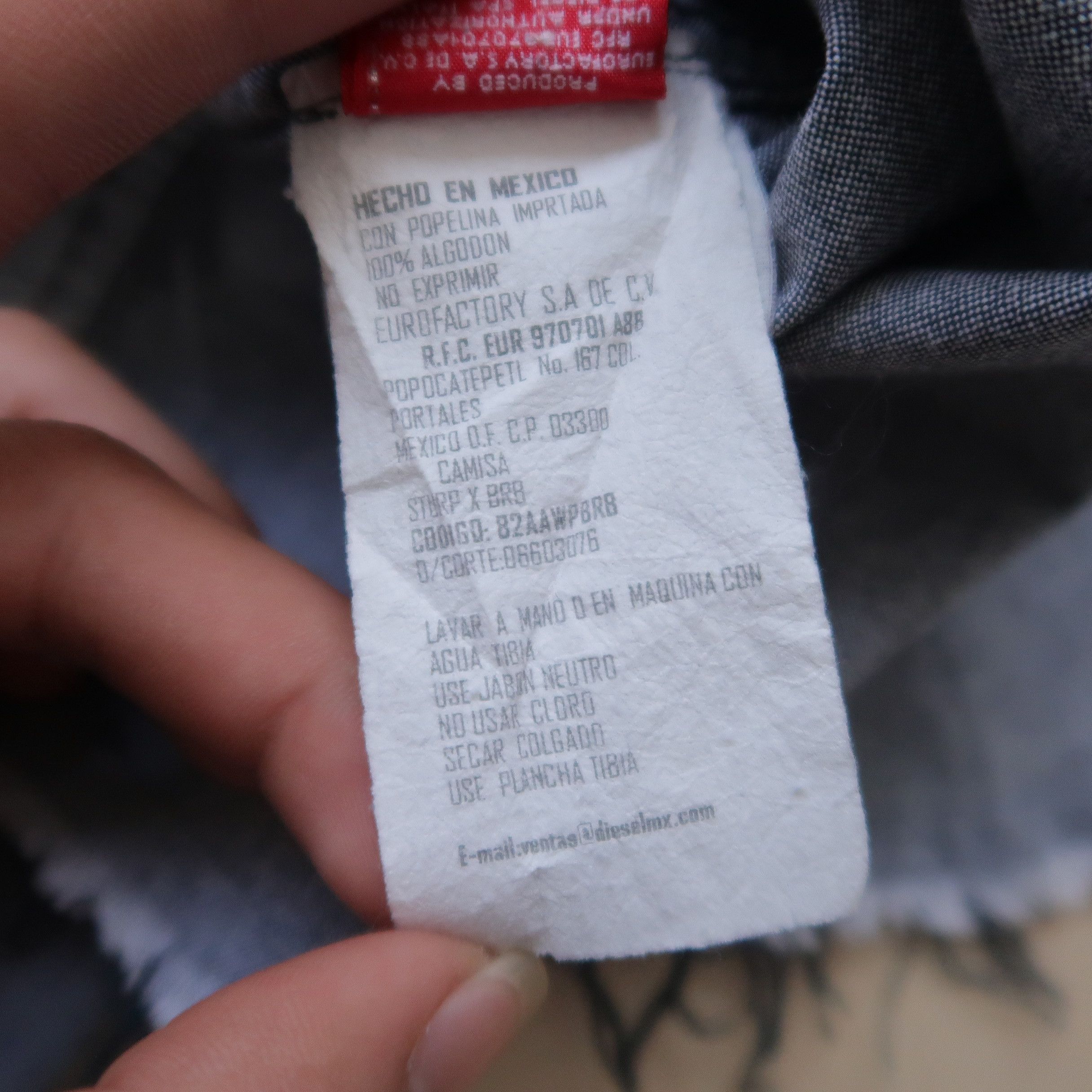 Japanese Brand 1990s Diesel Distressed Western Shirt Unfinished Size US M / EU 48-50 / 2 - 15 Thumbnail