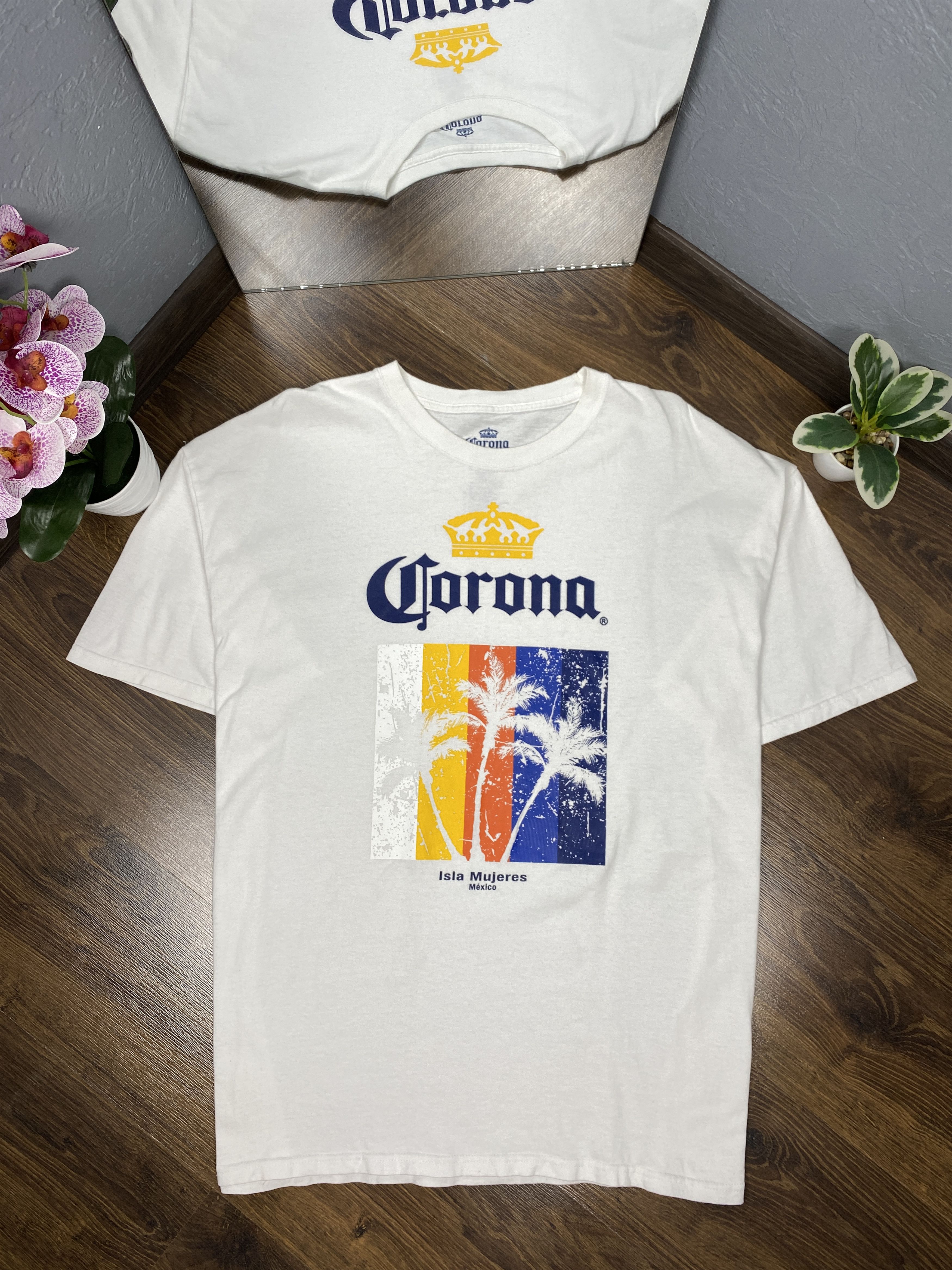 Vintage Corona Mens Crew Neck T-Shirt Size US XXL / EU 58 / 5 - 1 Thumbnail