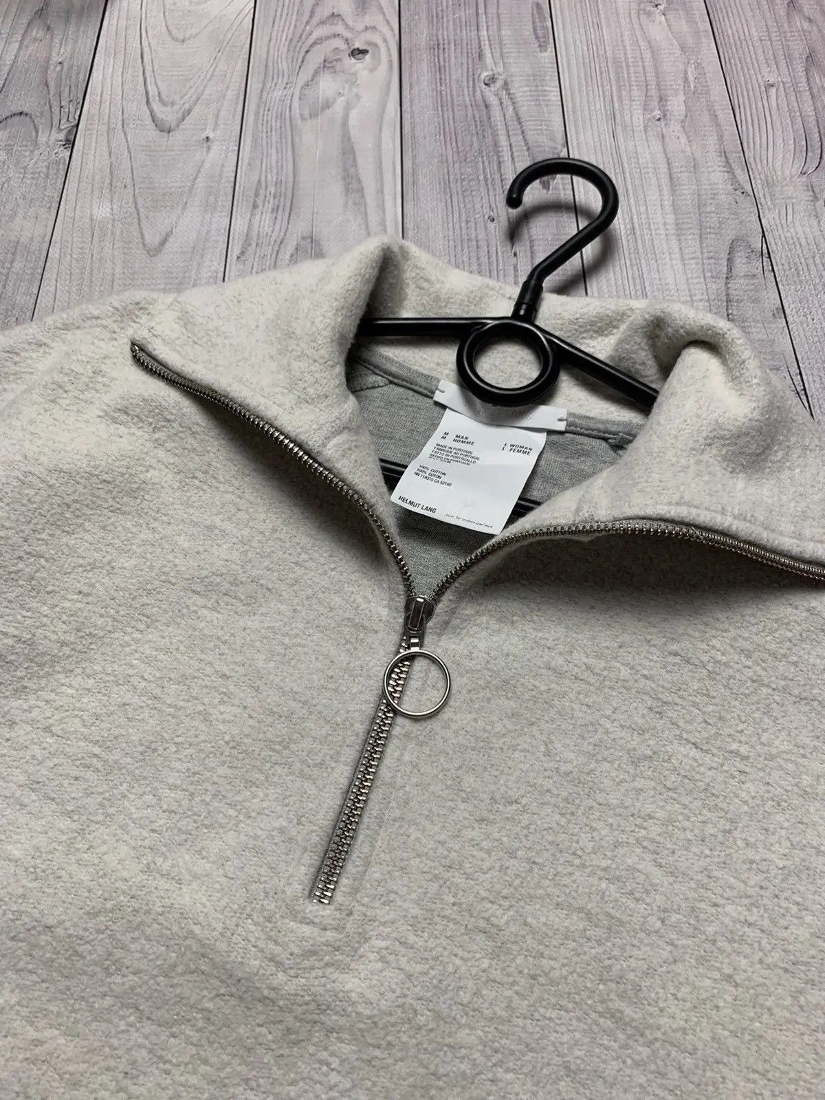 Helmut Lang Vintage Helmut Lang luxury sweater zip 1/4 sweatshirt M/L Size L / US 10 / IT 46 - 3 Thumbnail