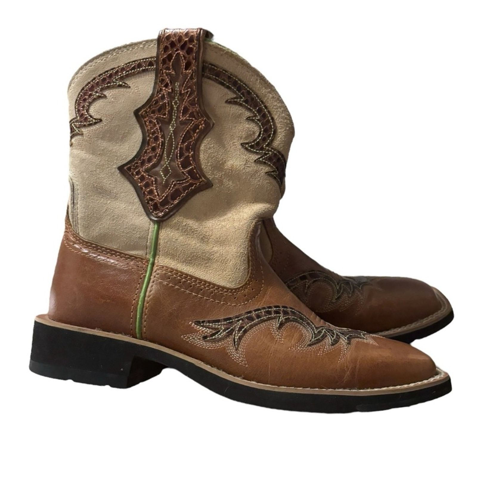 Ariat Ariat Women's Fatbaby Heritage Dapper Western Boot Size US 7 / IT 37 - 6 Thumbnail
