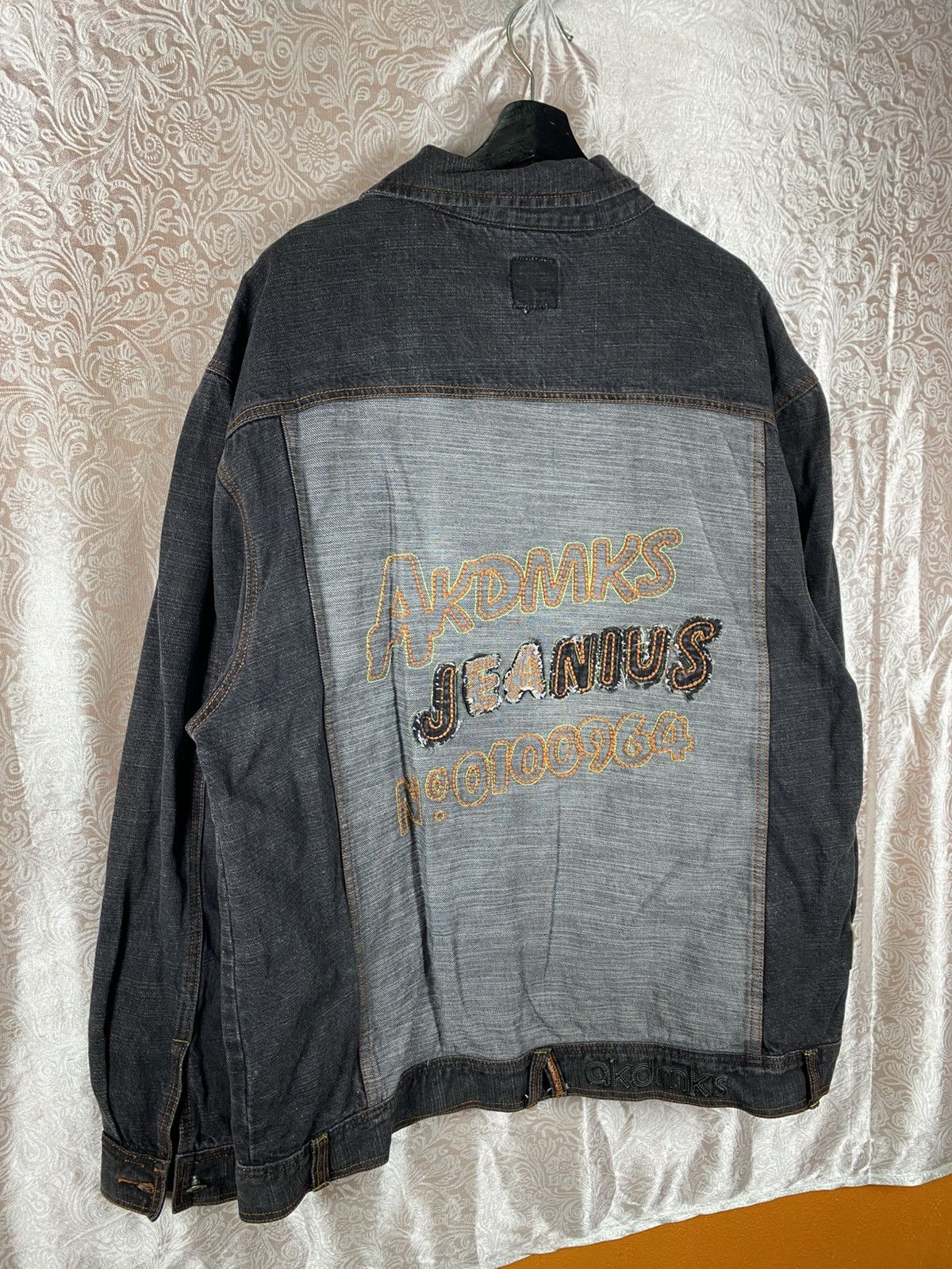 Akademiks Vintage Akademiks AKDMKS Denim Jacket Embroidered Hip Hop Size US XL / EU 56 / 4 - 14 Thumbnail