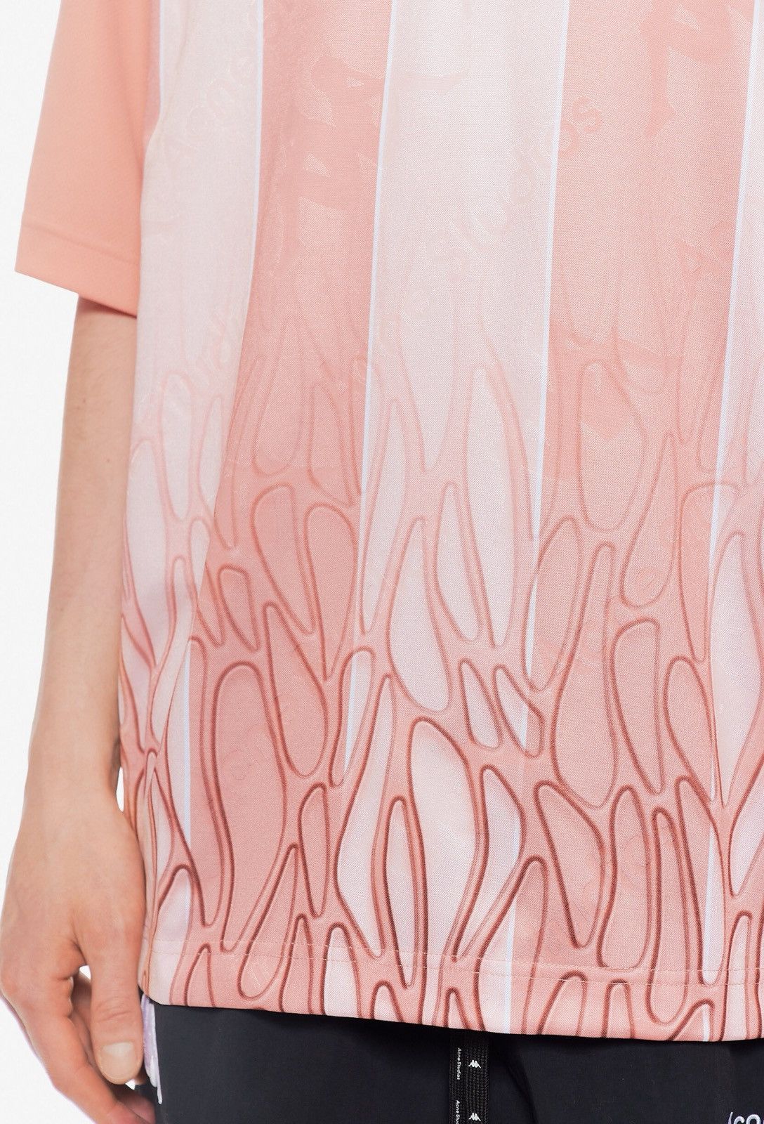 Acne Studios ACNE STUDIOS X KAPPA JERSEY LOGO PINK T-SHIRT Size US XS / EU 42 / 0 - 3 Thumbnail