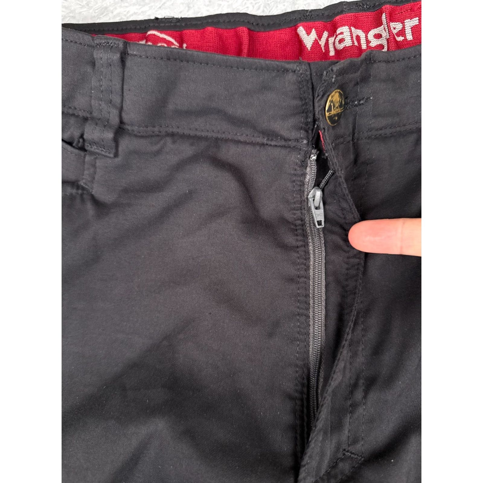 Wrangler Wrangler Pants Men 36x32 Black Nylon Cargo Hiking Straight Leg Outdoor American Mens Size US 36 / EU 52 - 5 Thumbnail