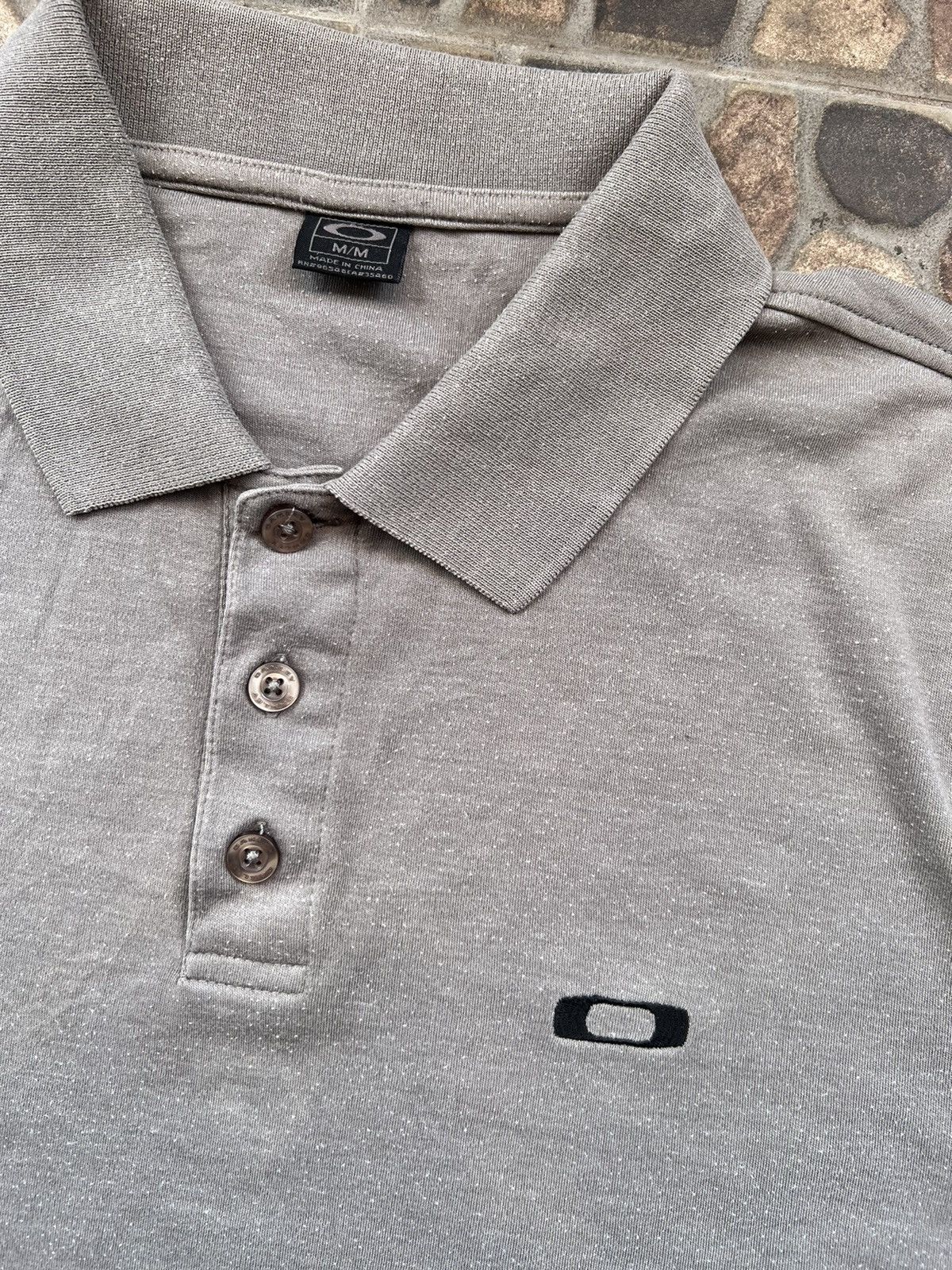 Oakley Vintage 90s Oakley Polo Shirt Size US M / EU 48-50 / 2 - 2 Thumbnail