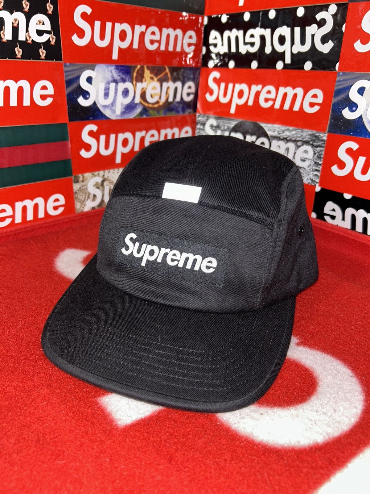Supreme Supreme Reflective Tab Pocket Camp Cap SS18 VNDS Size ONE SIZE - 8 Thumbnail