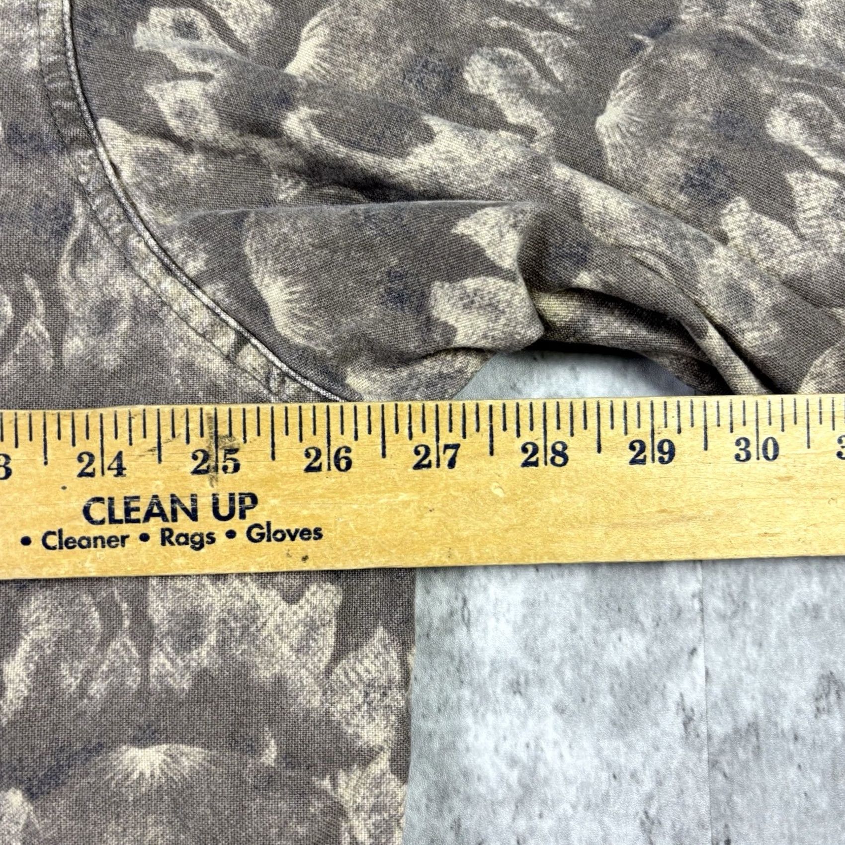 Vintage VINTAGE Woolrich Shirt Button-Up Animal Print 90s 2XL Mens Brown Cotton Twill Long Sleeve Button-Down Size US XXL / EU 58 / 5 - 4 Thumbnail