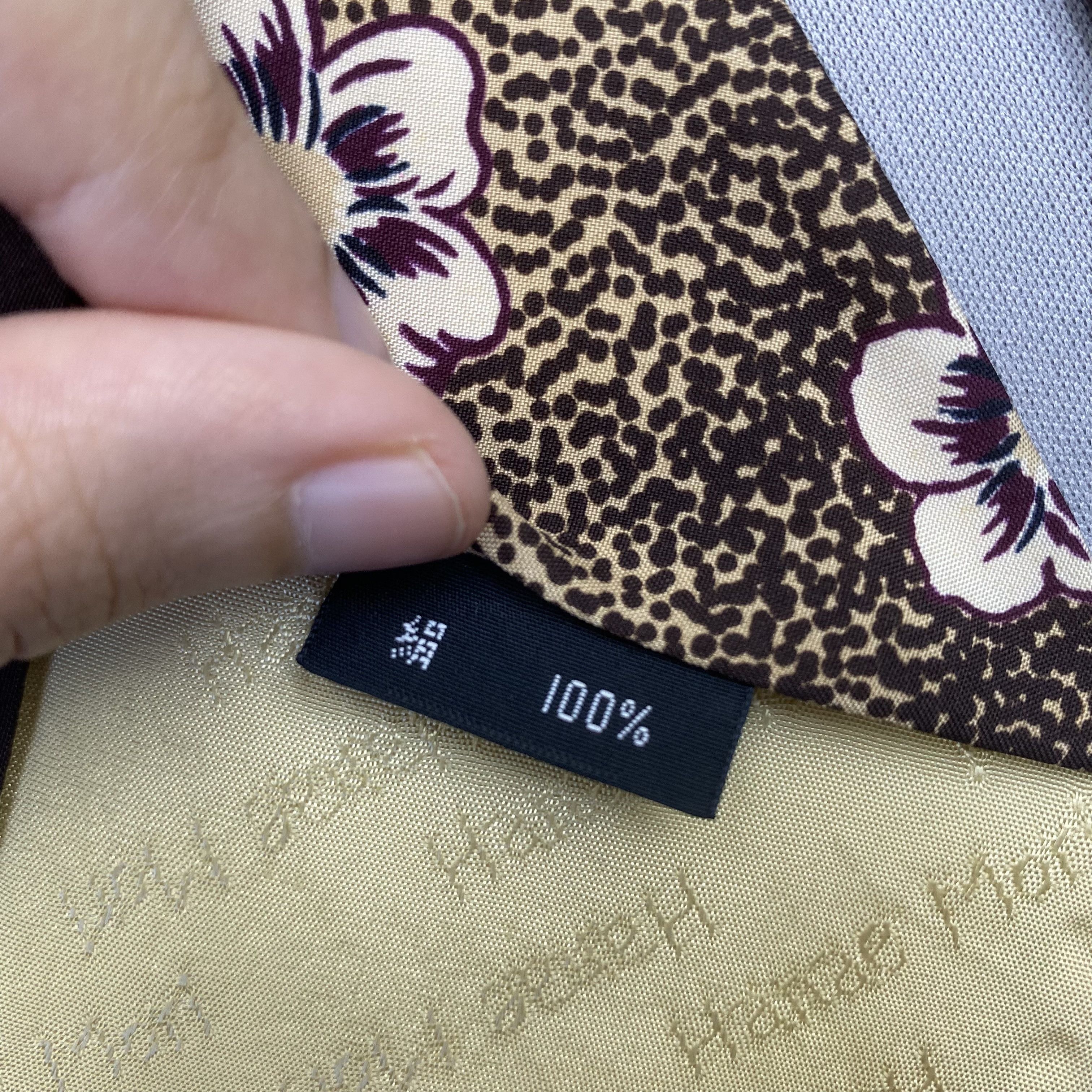 Hanae Mori Vintage Hanae Mori SILK Necktie Cravate Pure Silk Neck Tie Size ONE SIZE - 8 Thumbnail