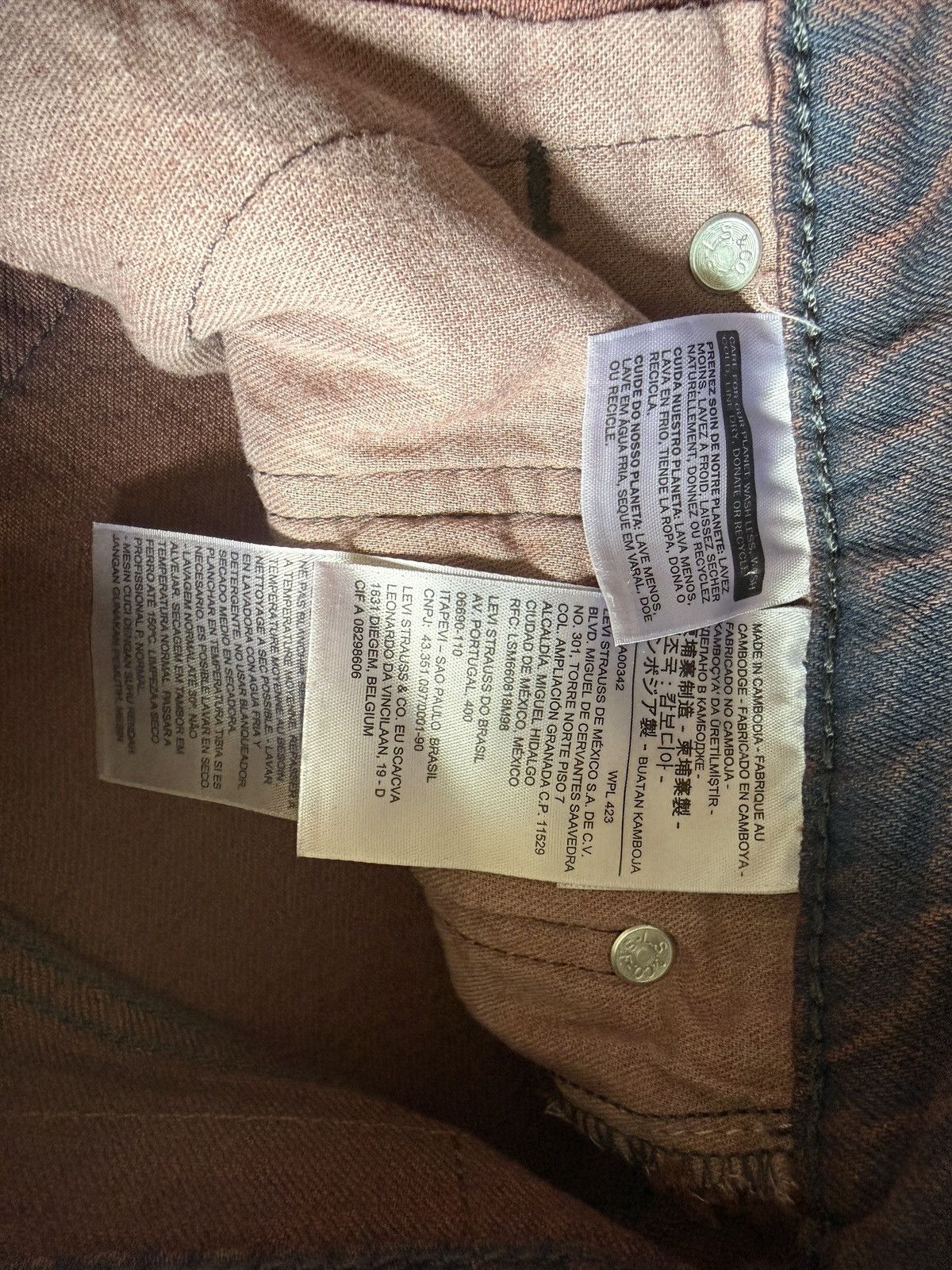 Vintage Vintage Y2K Levi's 502 Overdyed Denim Jeans Size US 30 / EU 46 - 5 Thumbnail