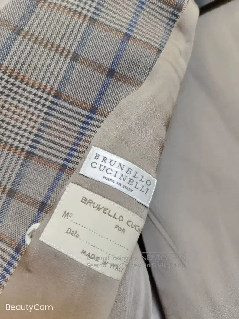 Brunello Cucinelli Brunello Cucinelli Tartan suit jacket, fully lined with si Size S / US 4 / IT 40 - 5 Thumbnail