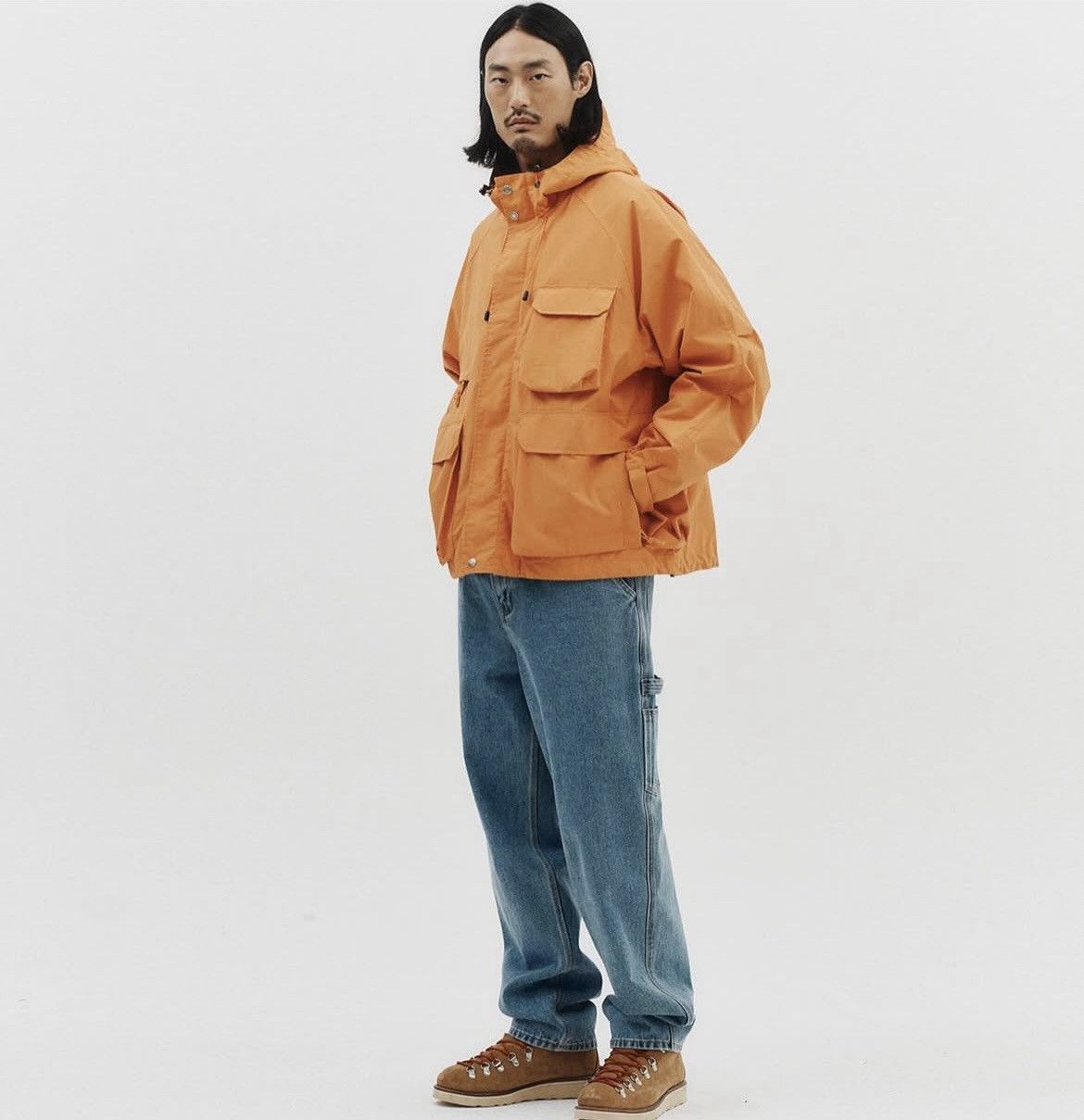 DAIWA PIER39 Outstanding & Co Hunting Hood Jacket Orange Size US XL / EU 56 / 4 - 15 Thumbnail