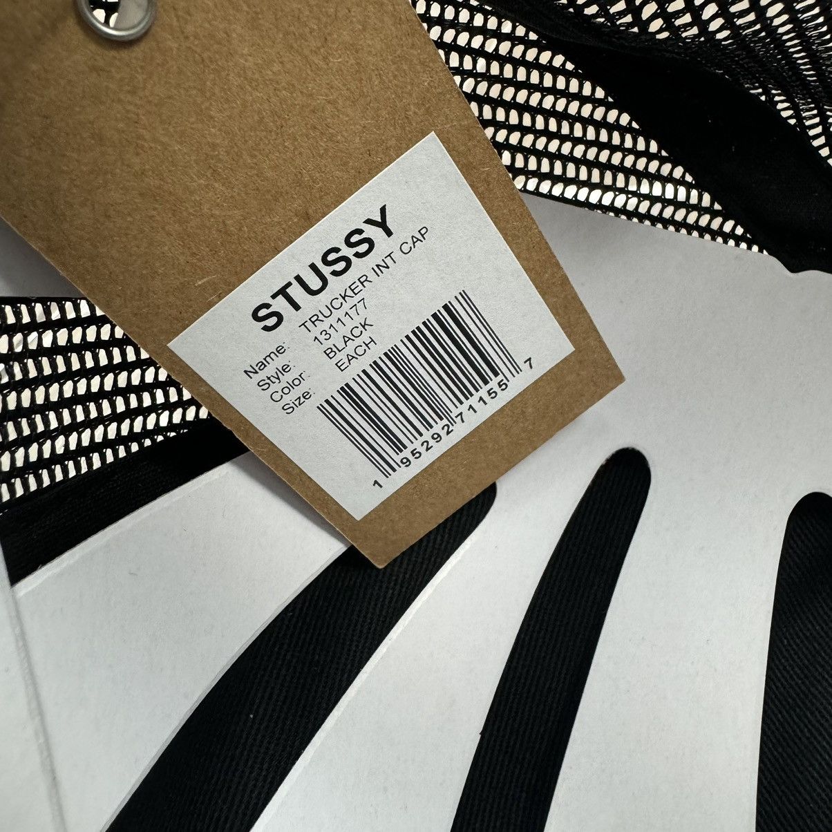 Stussy Stussy Trucker International SnapBack Black Camouflage Hat Size ONE SIZE - 9 Thumbnail