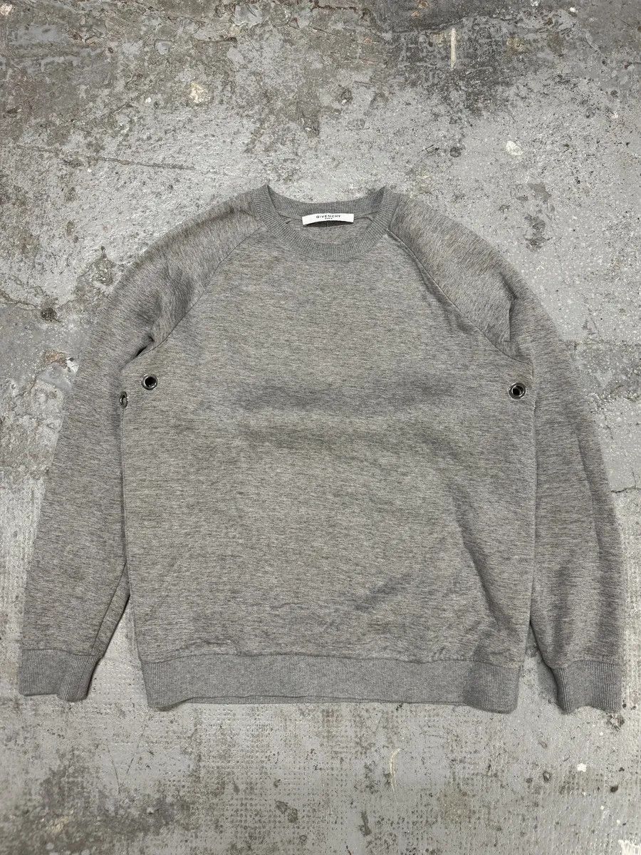 Givenchy SS2016 Givenchy Grey Scuba Crewneck by Riccardo Tisci Size US M / EU 48-50 / 2 - 5 Thumbnail