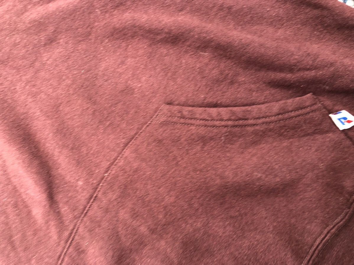 Russell Athletic × Vintage Vintage Russell Athletic Maroon Hoodie Size US L / EU 52-54 / 3 - 4 Thumbnail