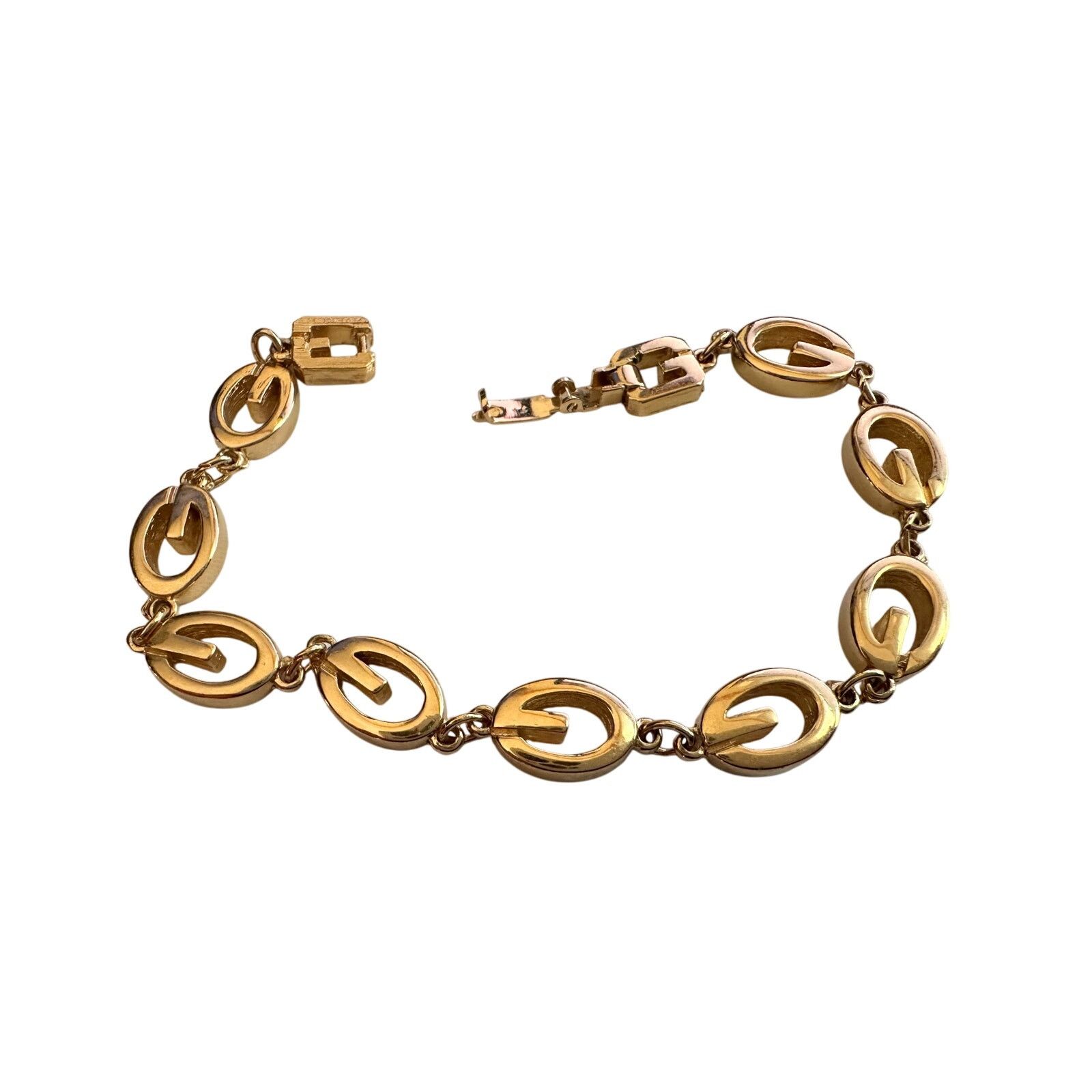 Givenchy Givenchy G Link Gold Plate Bracelet Size ONE SIZE - 12 Thumbnail
