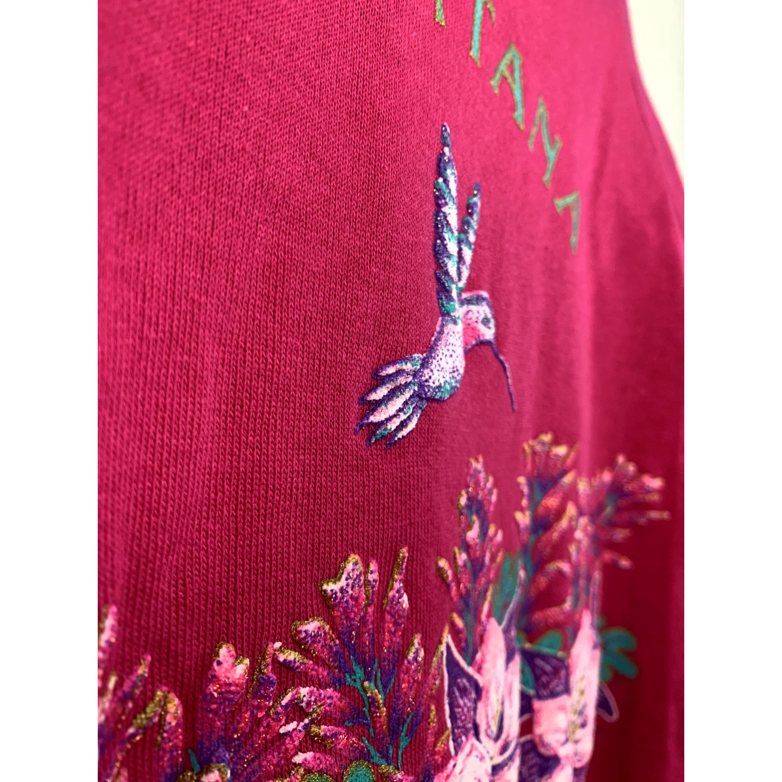 Jerzees Vintage Montana Sweatshirt Medium Pink Big Sky NWT 90s VTG M Size US M / EU 48-50 / 2 - 4 Thumbnail