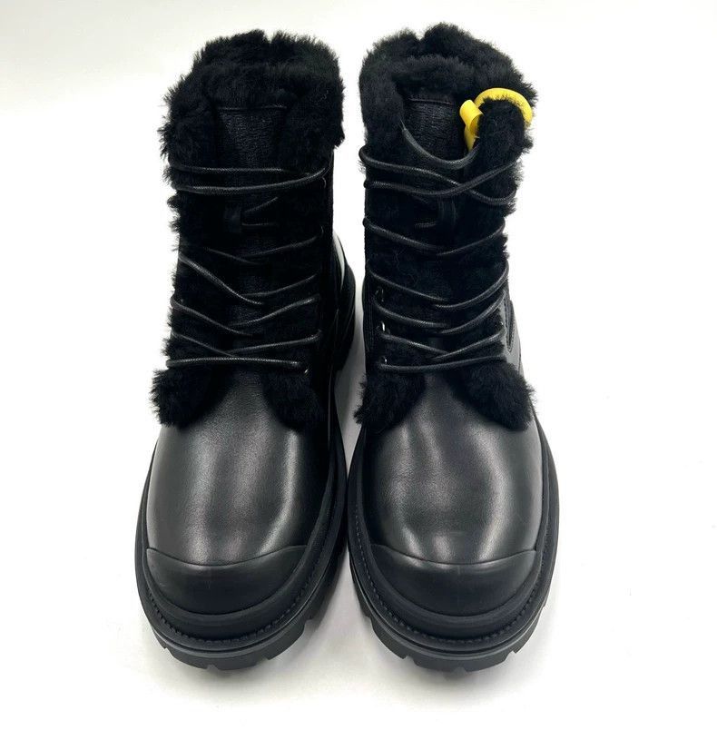Dior Dior Black Furry Explorer Short Boots-2505 Size US 8.5 / EU 41-42 - 2 Thumbnail