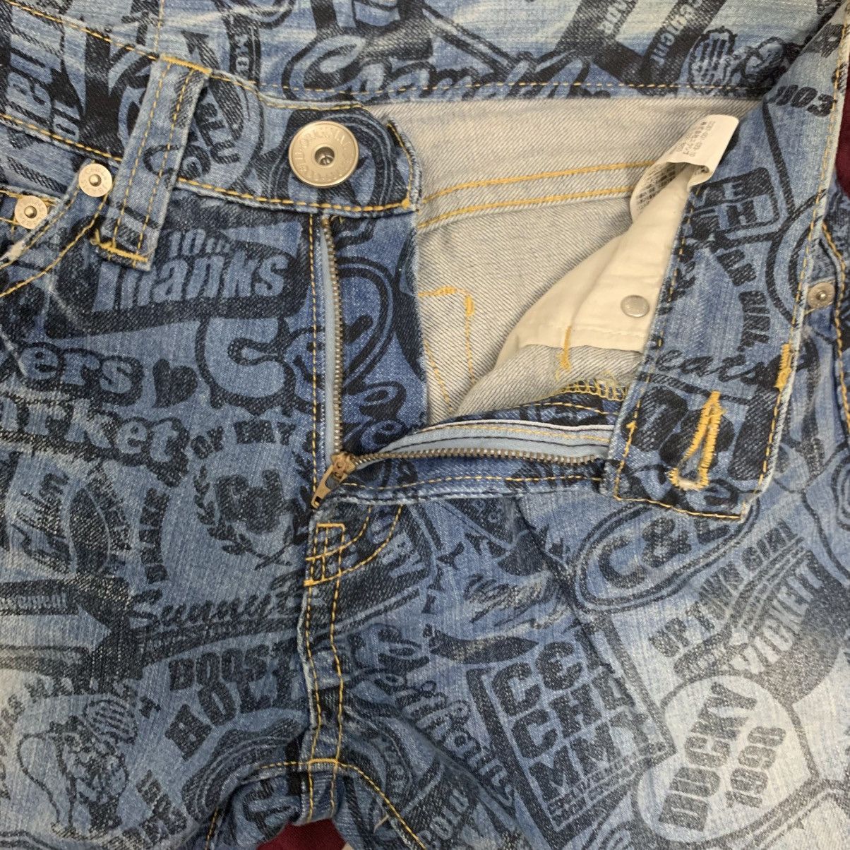 If Six Was Nine Rare Co&Lu Jeans Allover Graphic Print Denim Size US 30 / EU 46 - 17 Thumbnail