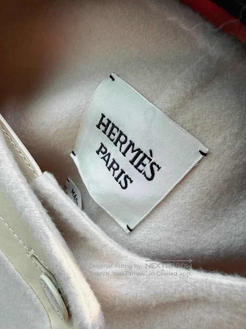 Hermes Hermes Milk Tea Nude Pink Long Sleeve Mid-length Cashmere Size XXS / US 00 / IT 34 - 7 Thumbnail