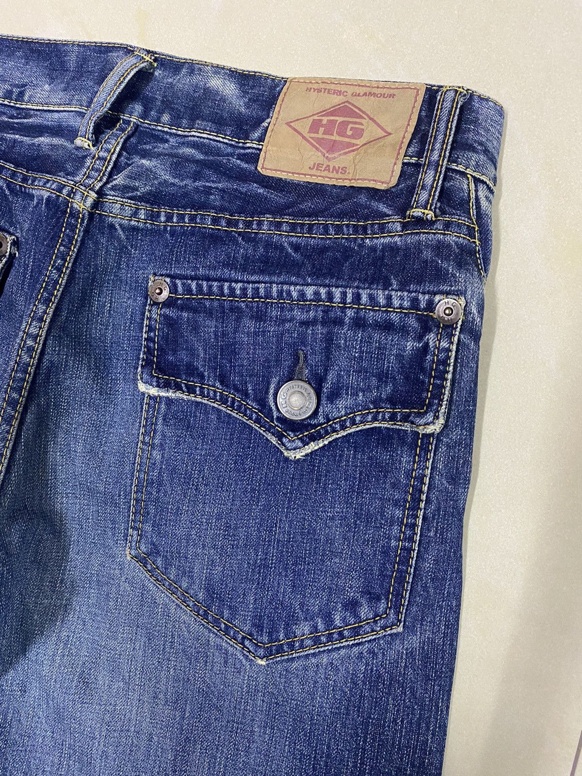 Hysteric Glamour Hysteric Glamour Studded Ripped Flared Denim Size US 31 - 5 Thumbnail