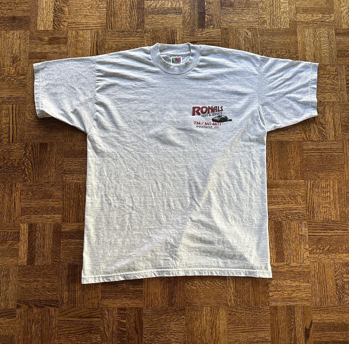 Vintage Vintage 90s Barn Auto Club Hot Rod Graphic Tee Size US XL / EU 56 / 4 - 3 Thumbnail