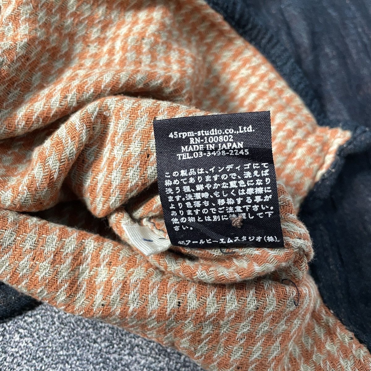 45rpm Vintage 45rpm japanese flanel cotton Ls shirt Size US S / EU 44-46 / 1 - 10 Thumbnail