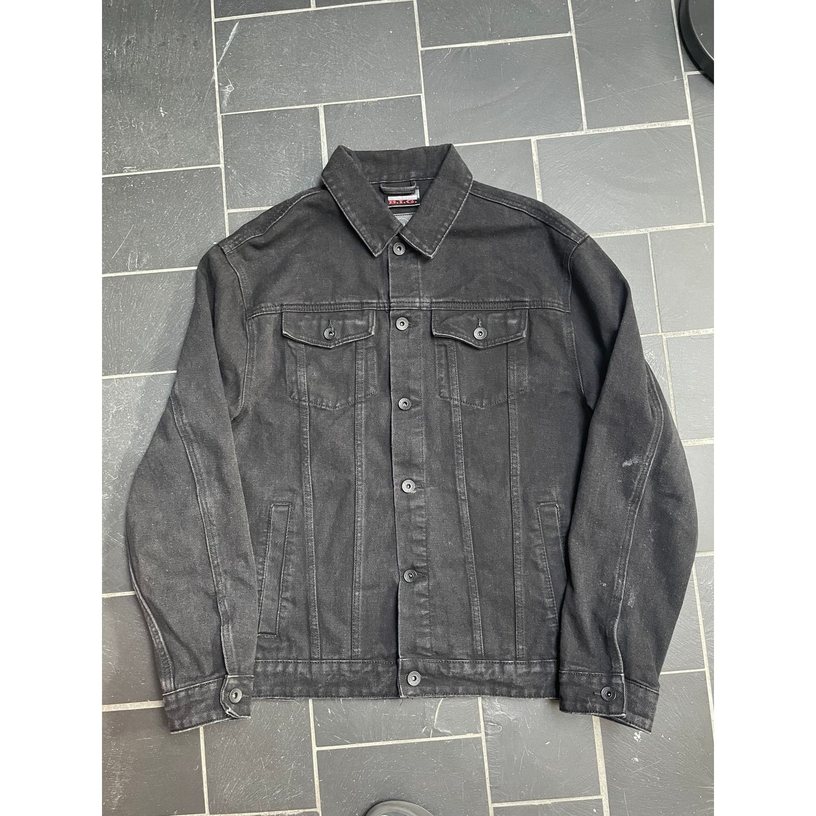 Other Black Denim Jacket Biggie B.I.G Size Large Size US L / EU 52-54 / 3 - 1 Thumbnail