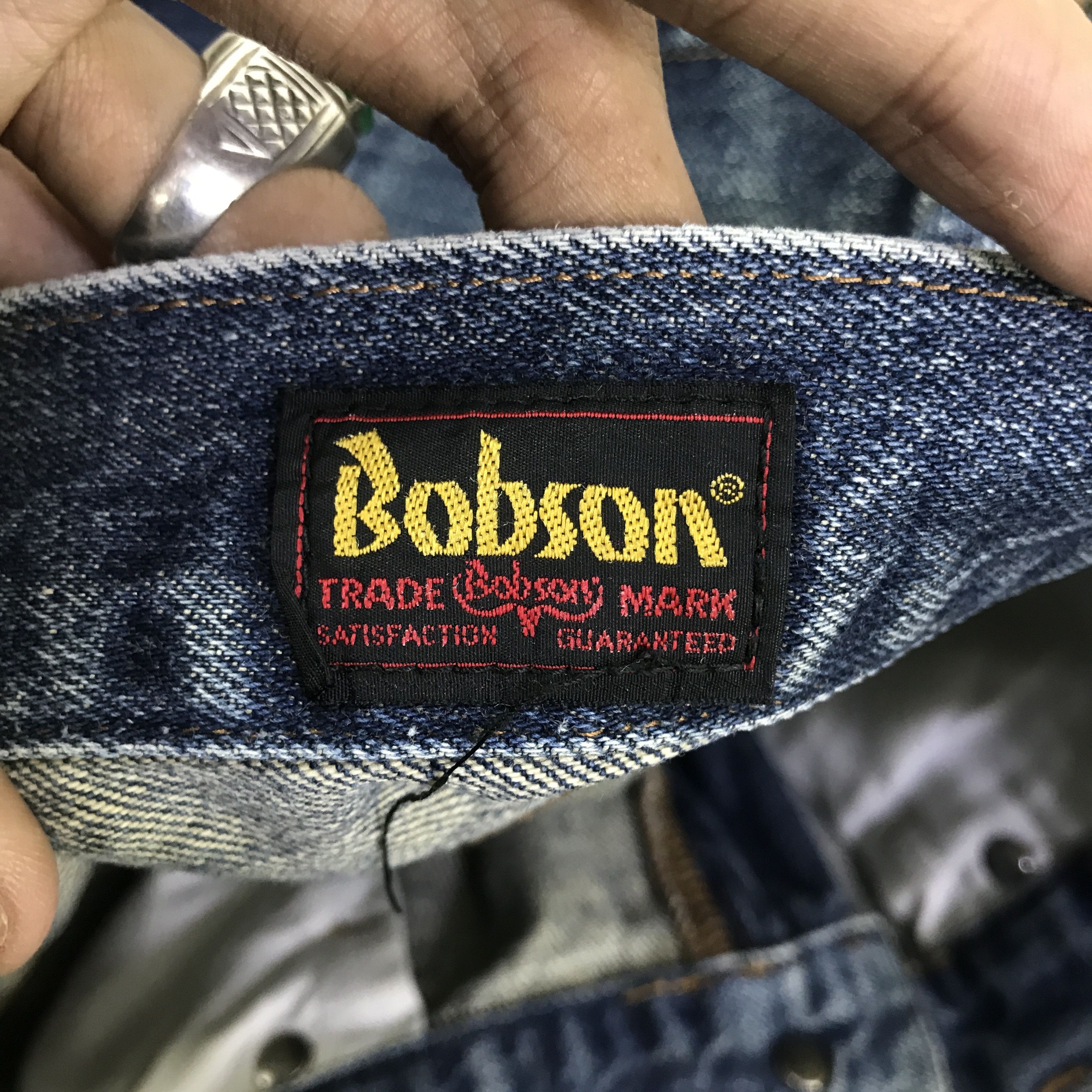 Japanese Brand Vintage Bobson Distressed Jeans pants K74B14 Size US 32 / EU 48 - 14 Thumbnail