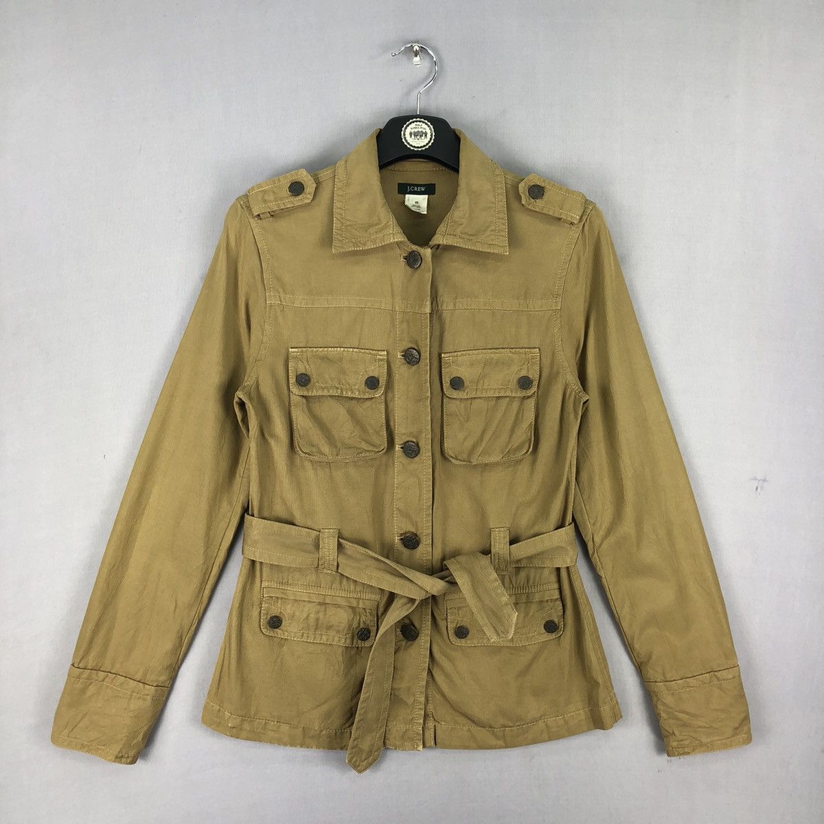 J.Crew Vintage Y2K J.Crew Women Jacket Herringbone Twill Size XS / US 0-2 / IT 36-38 - 1 Thumbnail
