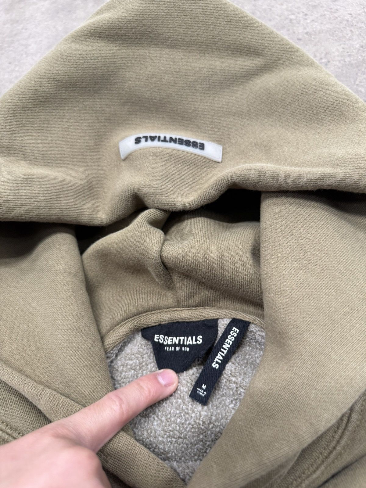 Fear of God FEAR OF GOD ESSENTIALS HYPE BLANK HOODIE Size US M / EU 48-50 / 2 - 5 Thumbnail