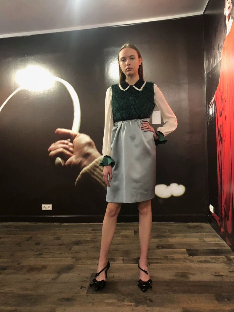Undercover UNDERCOVER size 1 Retro Heavy Duty Feather Dress 2505-Next Size S / US 4 / IT 40 - 1 Thumbnail