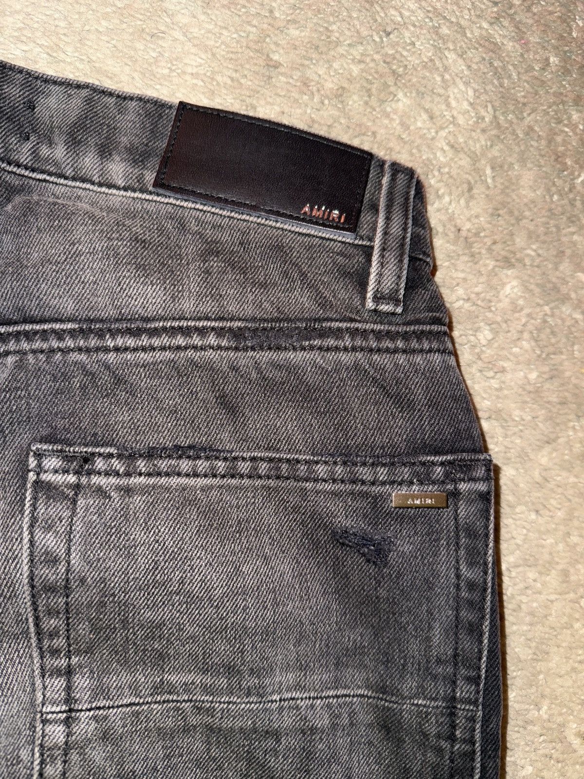 Amiri Amiri mohair vintage black loose jeans Size US 28 / EU 44 - 3 Thumbnail