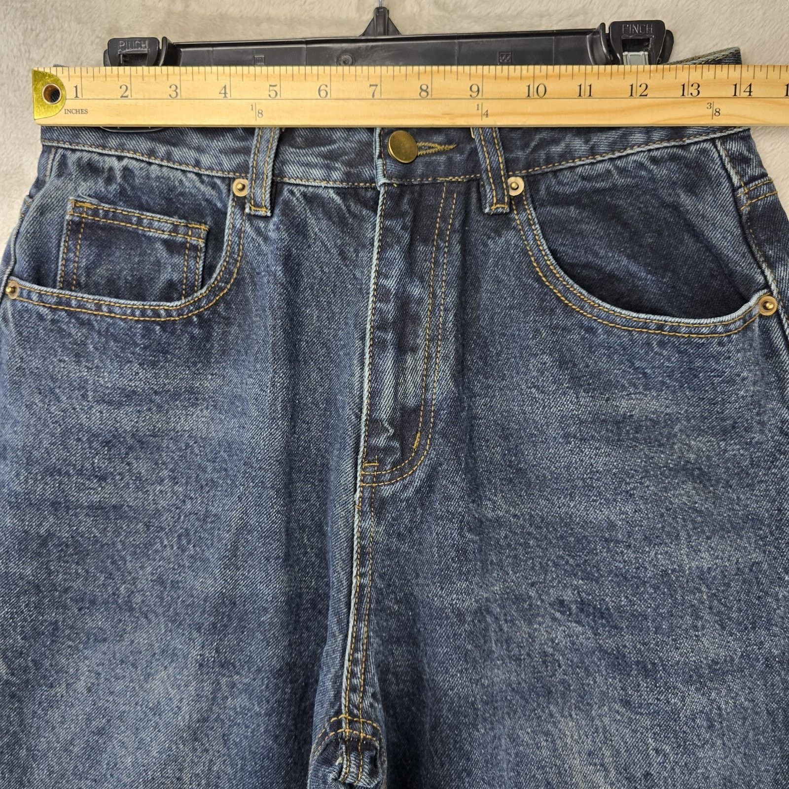 Other Finesse Jeans Women's XS (Fits 28x33) Denim Baggy Y2K Size 28" / US 6 / IT 42 - 9 Thumbnail