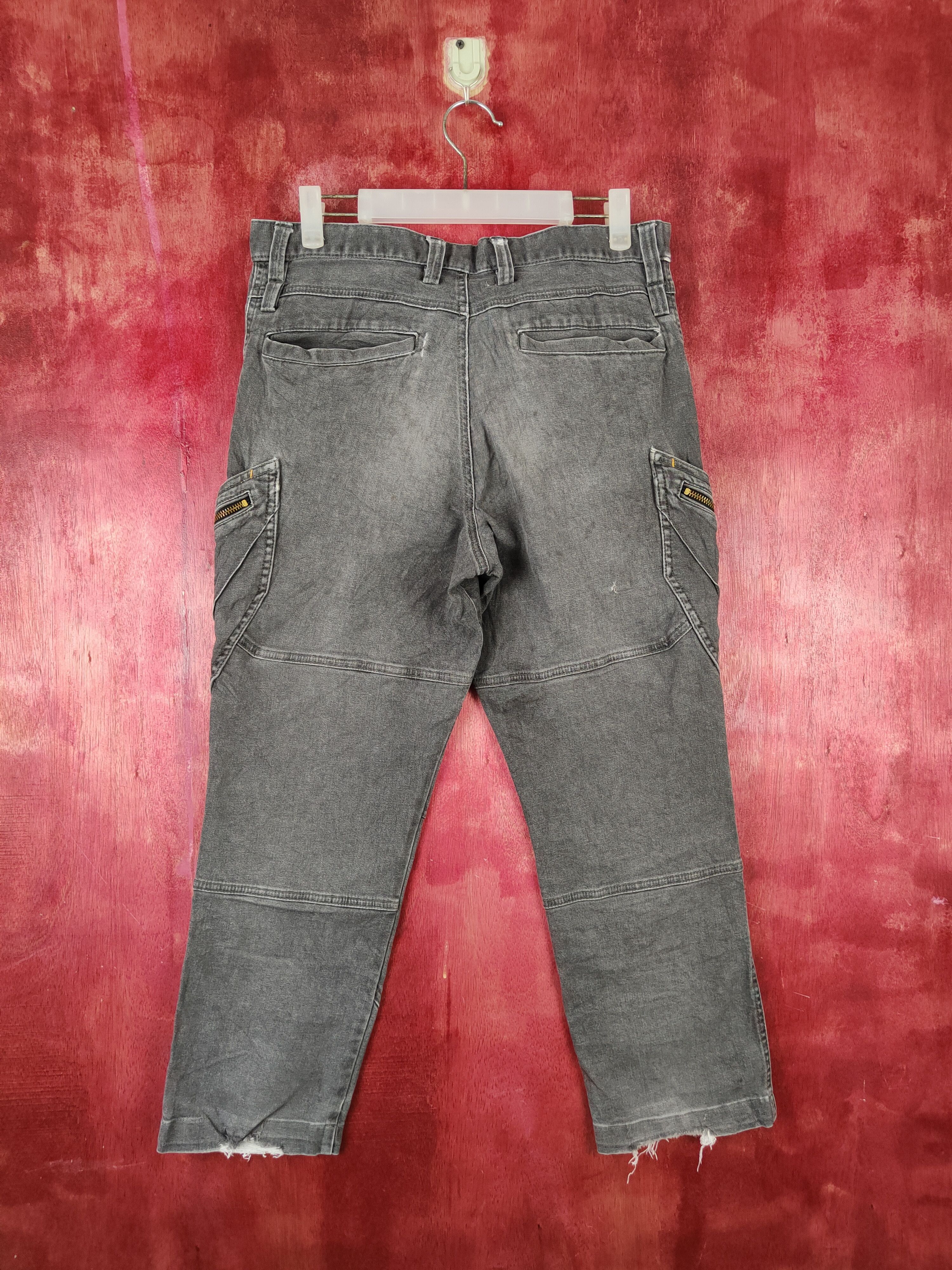 Japanese Brand TS Design Black Multipocket Tactical Denim #S1274 Size US 32 / EU 48 - 9 Thumbnail