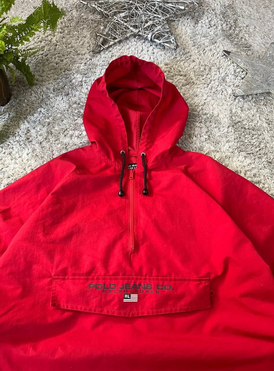 Polo Ralph Lauren × Ralph Lauren × Vintage Vintage 90s Polo Sport Ralph Lauren Anorak Jacket Logo Bag Size US S / EU 44-46 / 1 - 5 Thumbnail
