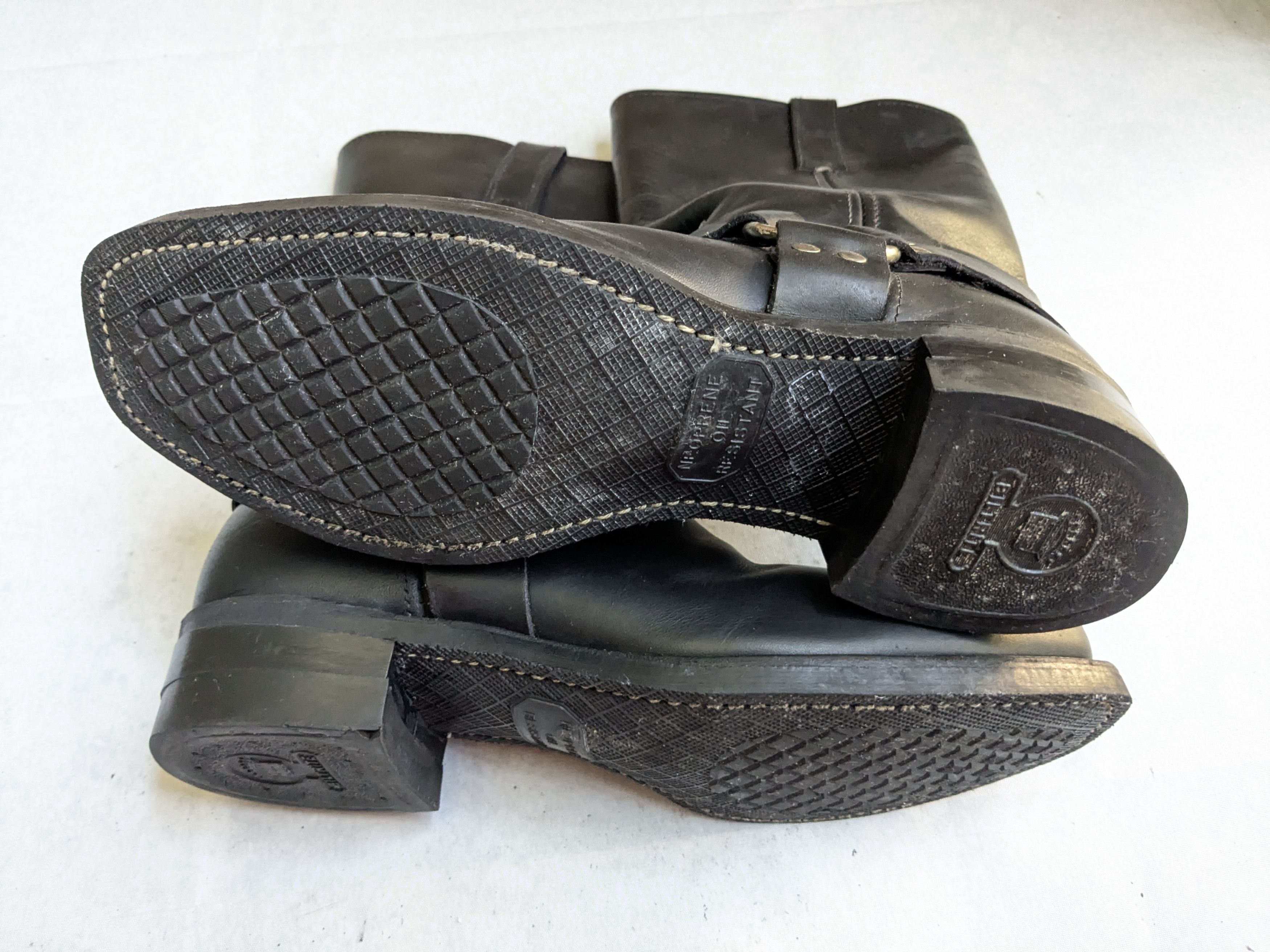 Frye Frye Harness Boots Black Leather 11 M Leather Buckle Size US 11 / EU 44 - 21 Thumbnail