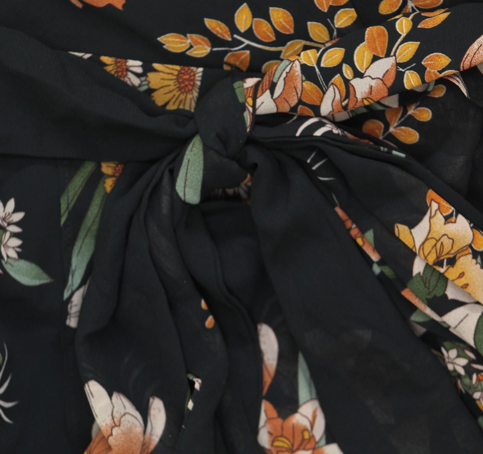 Other Nwt City Chic Floral Bell Sleeve Mini Dress Gypsy Black 18w Size XXL / US 16-18 / IT 52-54 - 8 Thumbnail