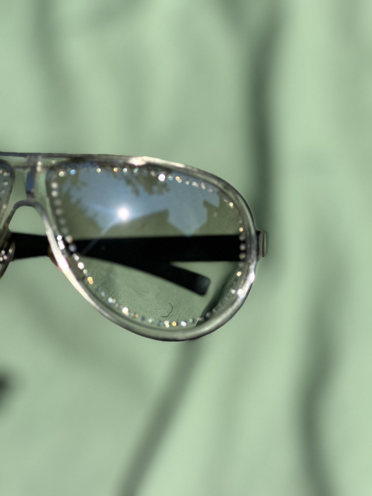Gucci Vintage Gucci Swarovski crystal sunglasses 2007 Size ONE SIZE - 7 Thumbnail