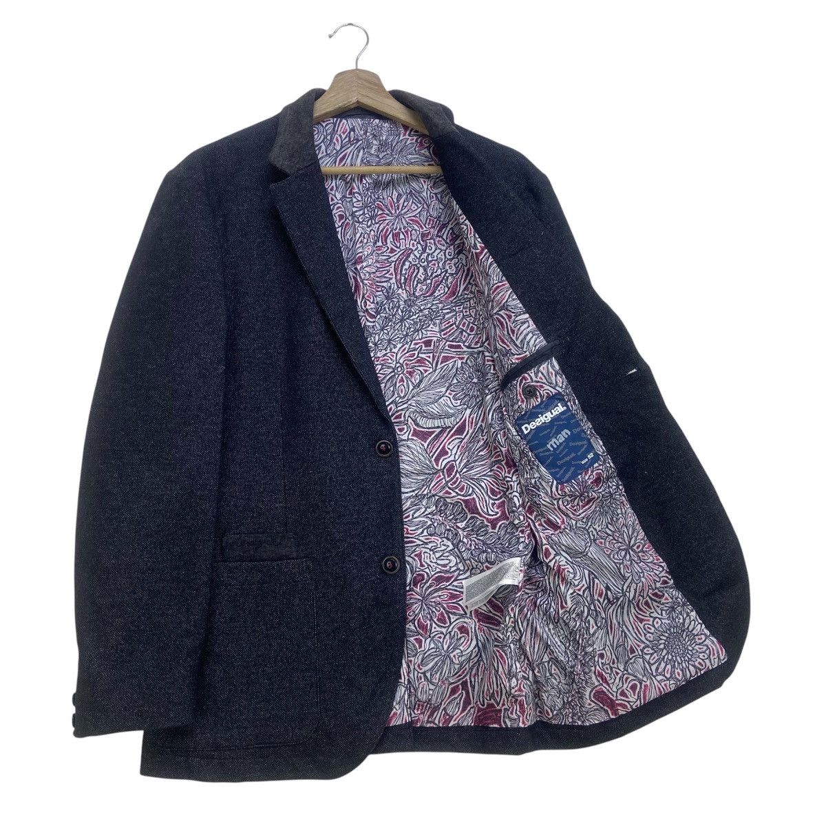Desigual Japanese Brand Street Fashion Desigual Man Art Blazer Coat Size US M / EU 48-50 / 2 - 1 Thumbnail