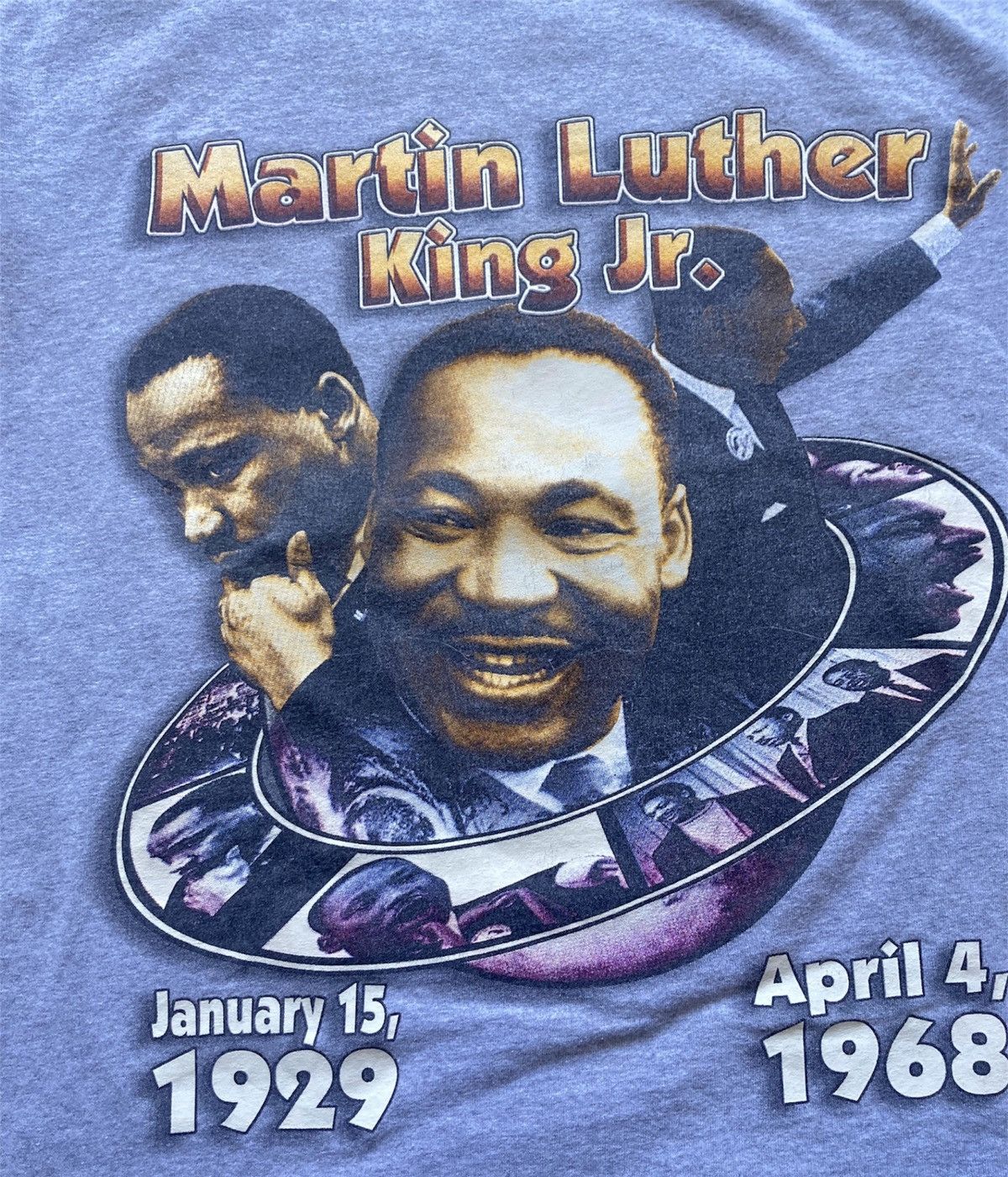 Rap Tees Vintage Martin Luther King T-Shirt Y2K 90s Rap Tee MLK Jr Size US M / EU 48-50 / 2 - 5 Thumbnail