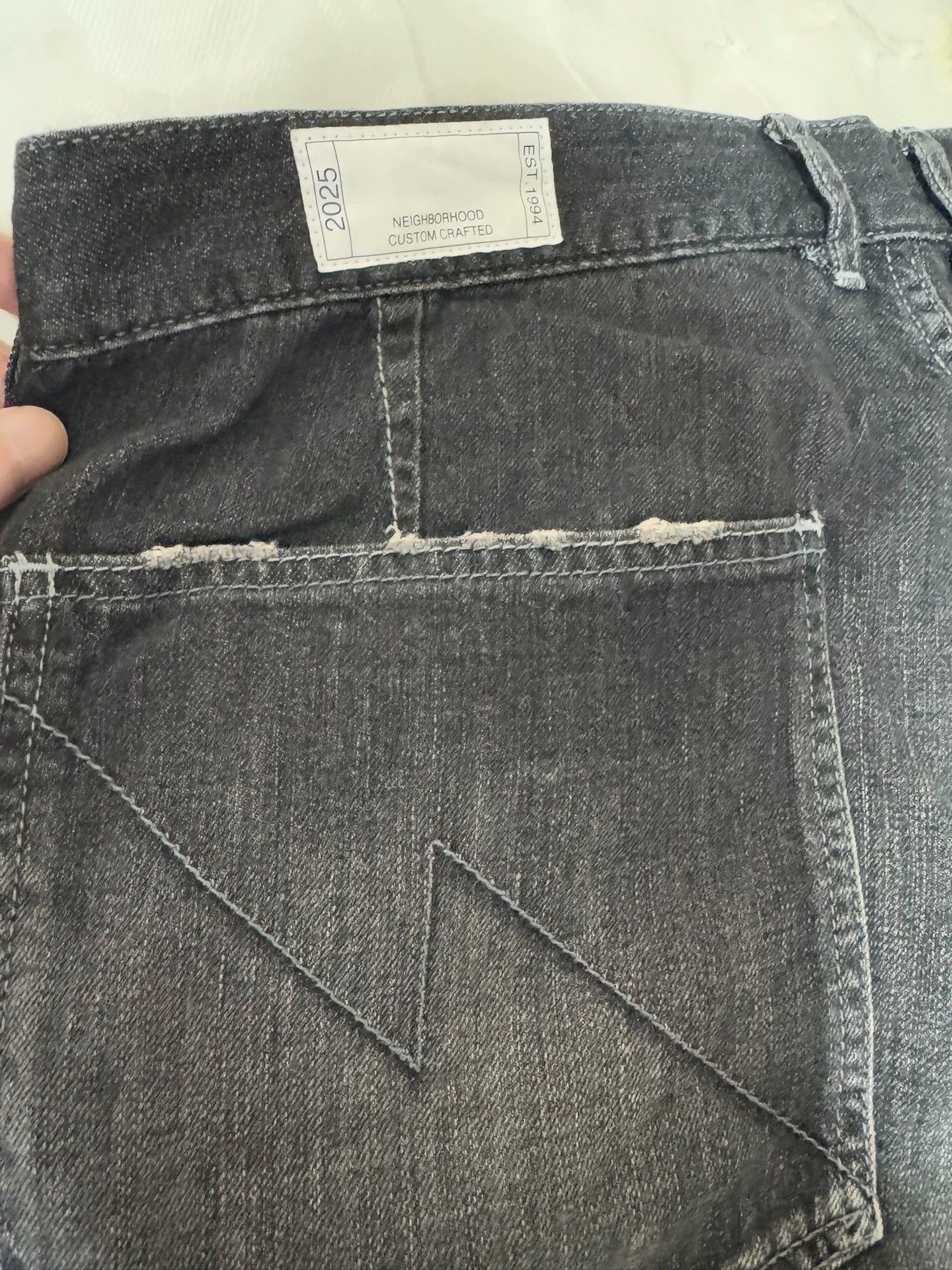 Neighborhood Neighborhood 25ss Nevada Washed Ink Black L Jeans Size US 34 / EU 50 - 7 Thumbnail