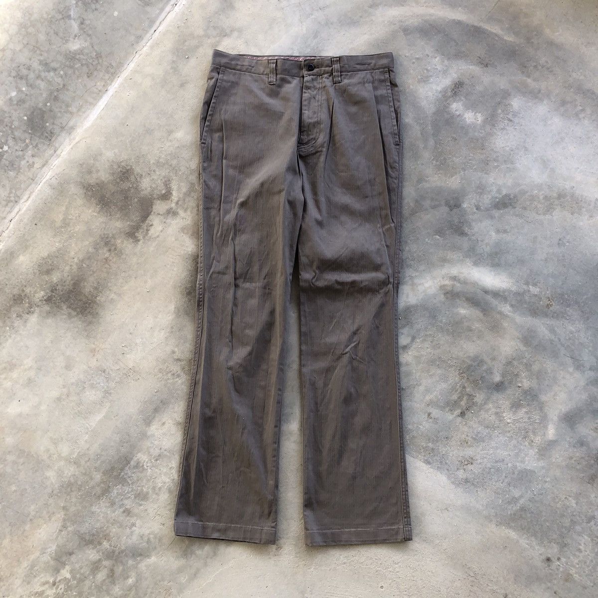 Japanese Brand × Tete Homme De Plus TETE HOMME Brown Chino Pants Size US 30 / EU 46 - 1 Thumbnail