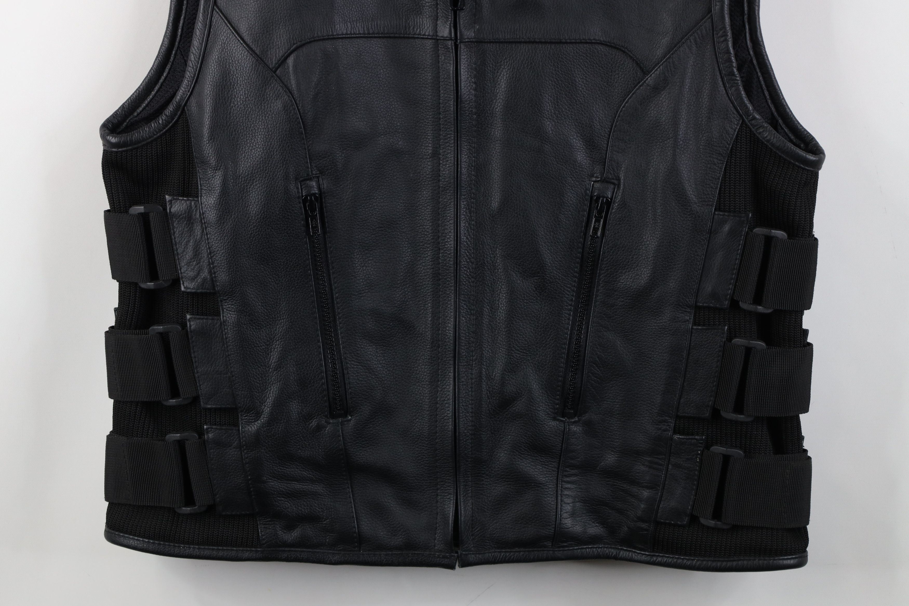 Vintage Vintage Y2K Streetwear Tactical Motorcycle Vest Jacket Size US M / EU 48-50 / 2 - 3 Thumbnail