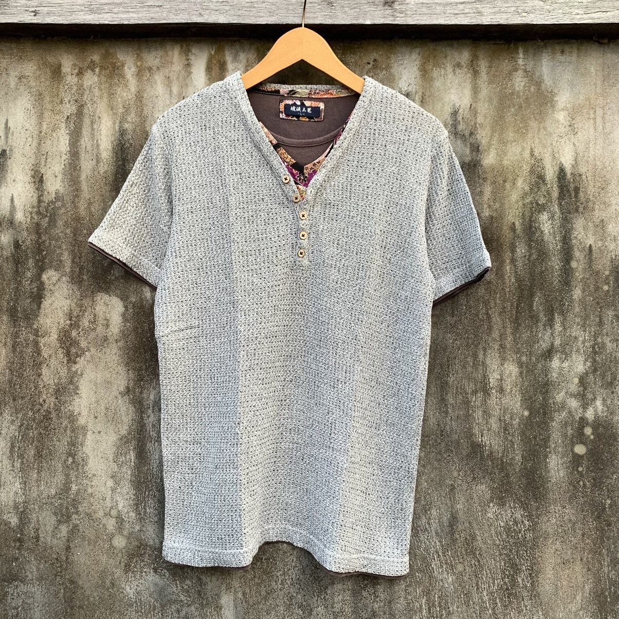 Japanese Brand JAPANESE DOUBLE LAYERS TRADITIONAL JAPAN TSHIRT LGB STYLE Size US L / EU 52-54 / 3 - 8 Thumbnail