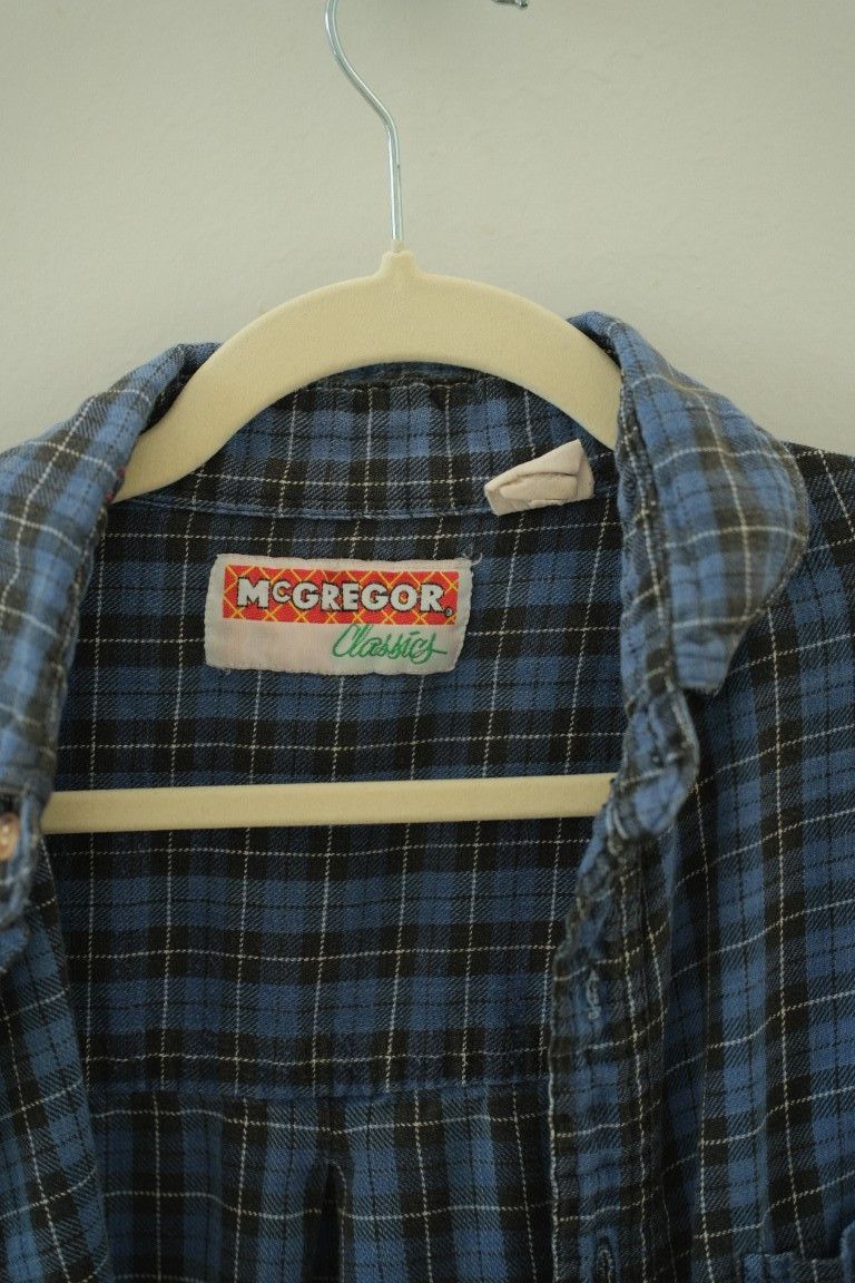 Vintage Vintage Blue Flannel Size US M / EU 48-50 / 2 - 3 Thumbnail