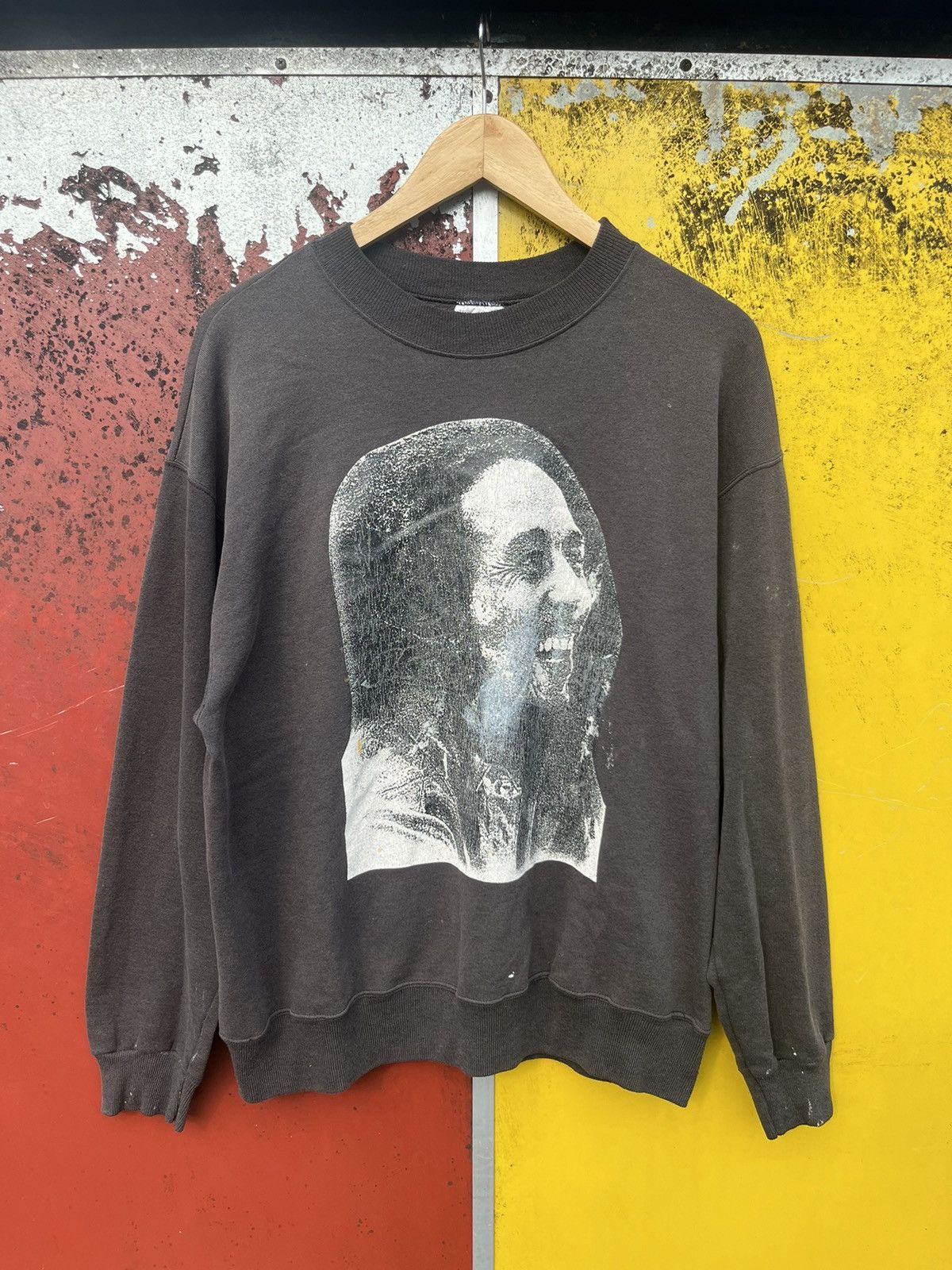 Bob Marley Vintage 90s Bob Marley distressed sweatshirt Size US L / EU 52-54 / 3 - 1 Thumbnail