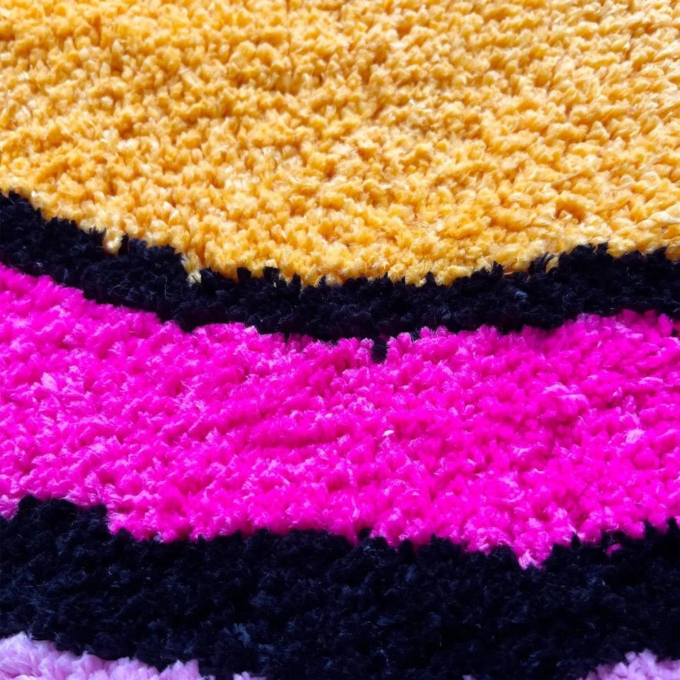 Other Cartoon Kawaii Cherry Bomb Handmade Tufted Carpet Size ONE SIZE - 5 Thumbnail